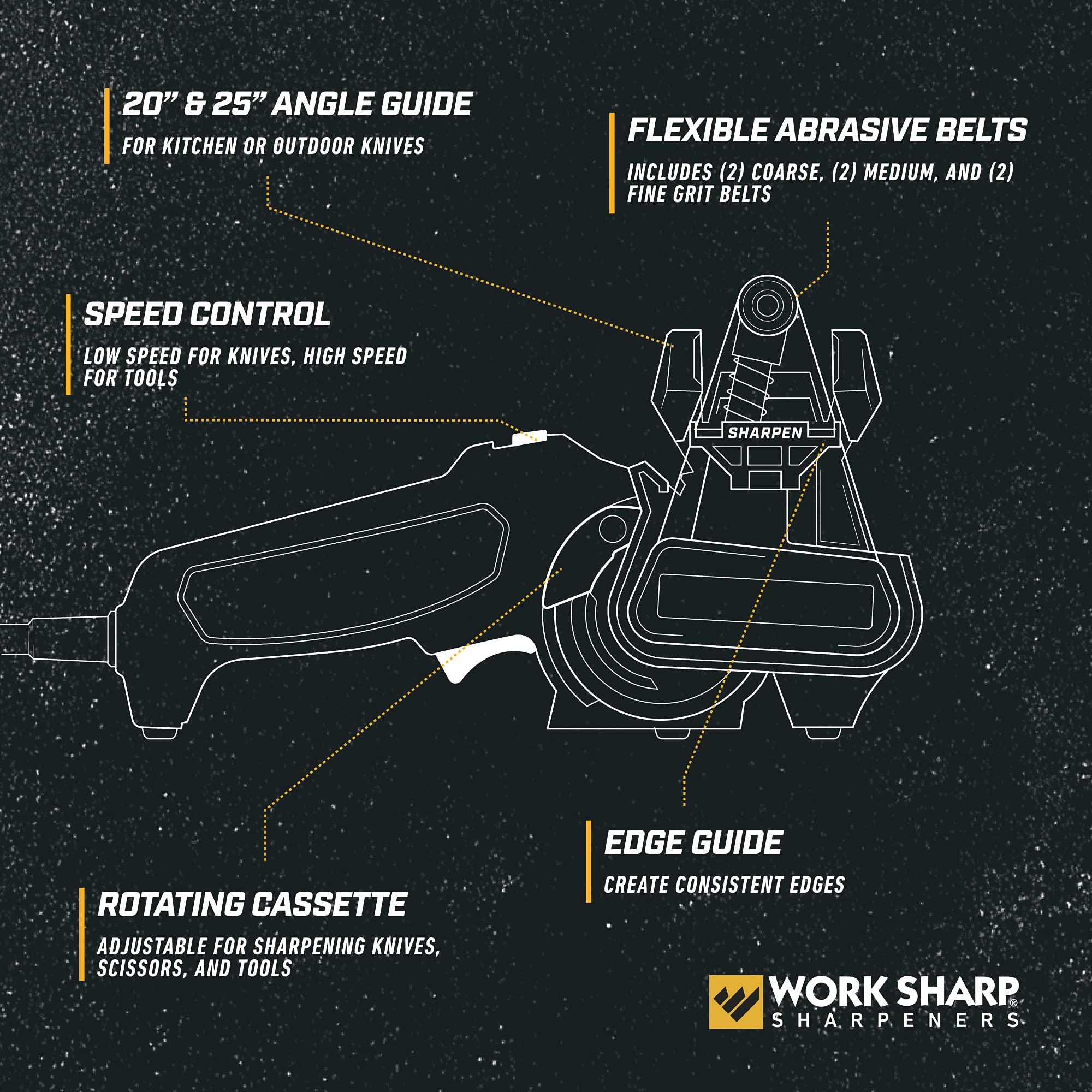 WORK SHARP Work Sharp MK2 Professional Electric Knife and Tool Sharpener - Adjustable Tool and Knife Sharpening System