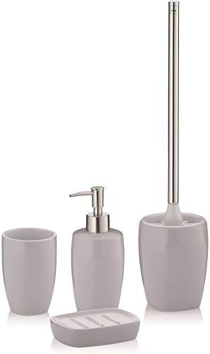 Kela Kela Toilet Brush Set Landora Collection, Glacier Grey