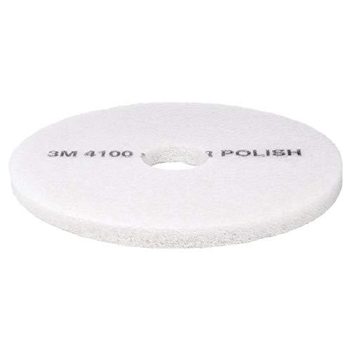 3M 3M White Super Polish Pad 4100, 12 in