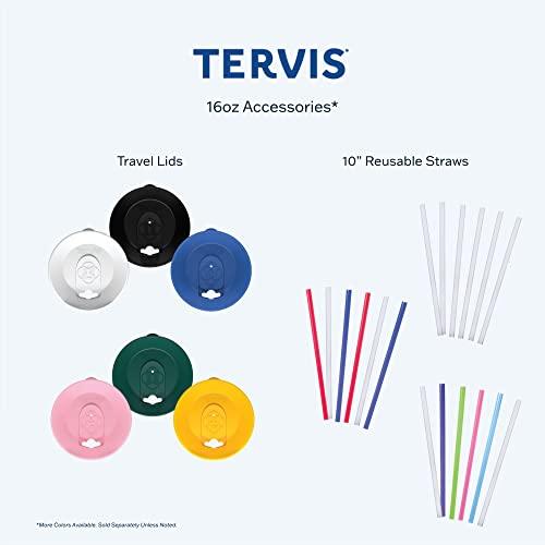 Tervis Tervis Palm Tree & Hammock Scene Made in USA Double Walled Insulated Tumbler Cup Keeps Drinks Cold & Hot, 16oz - 4pk, Unlidded