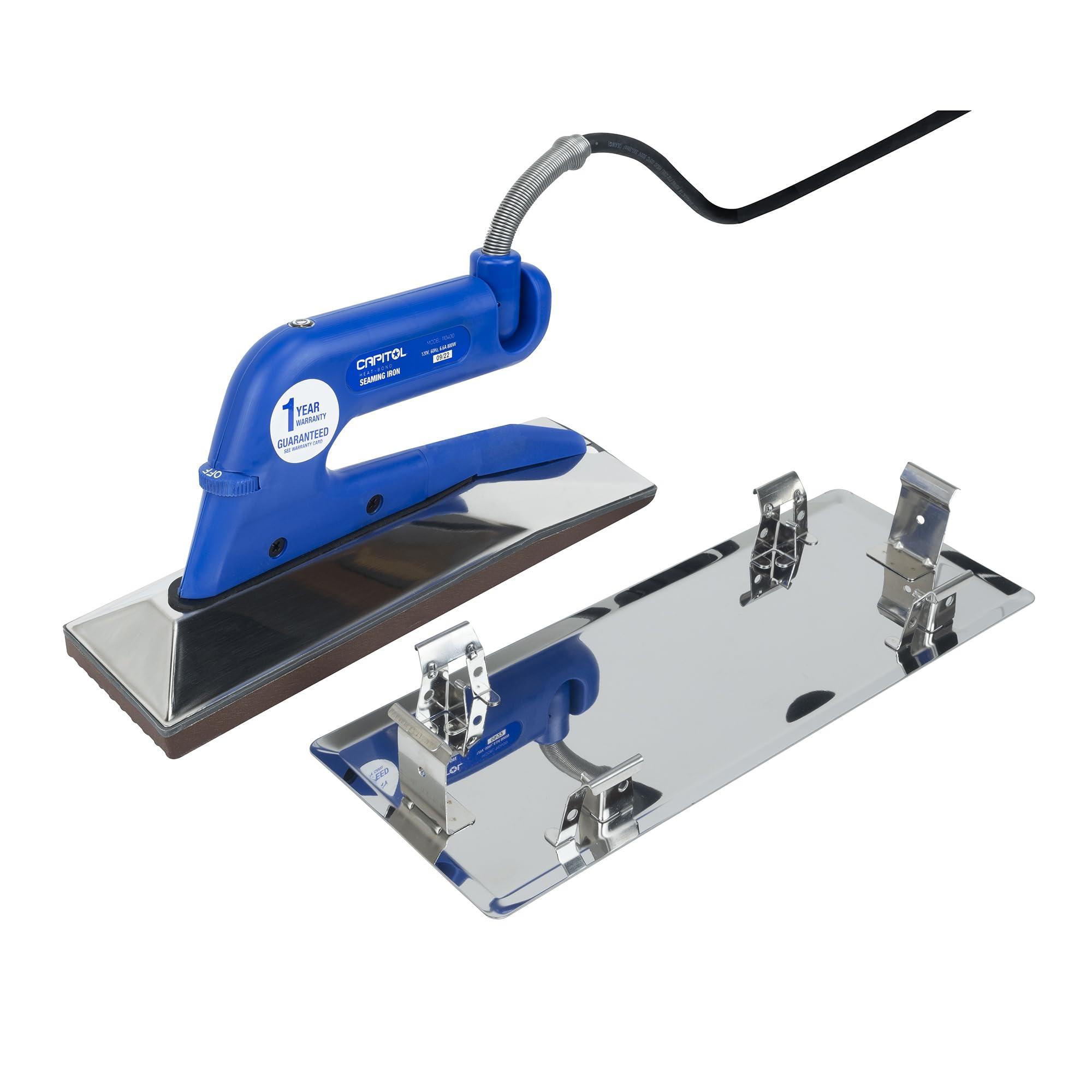 Capitol Capitol 110400 Heat-Bond Seaming Iron, Blue/Silver