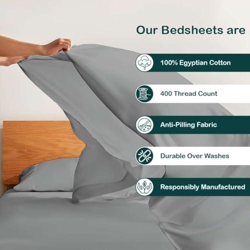 NON Sticky cotton Short Queen Sheets for Rv Camper 100% Cotton Rv Sheets Short Queen Sheets Camper Sheets Rv Queen Sheets Short Queen Sheet Set for Rv Camper Short Queen Sheets for Rv Mattress Light Grey Solid