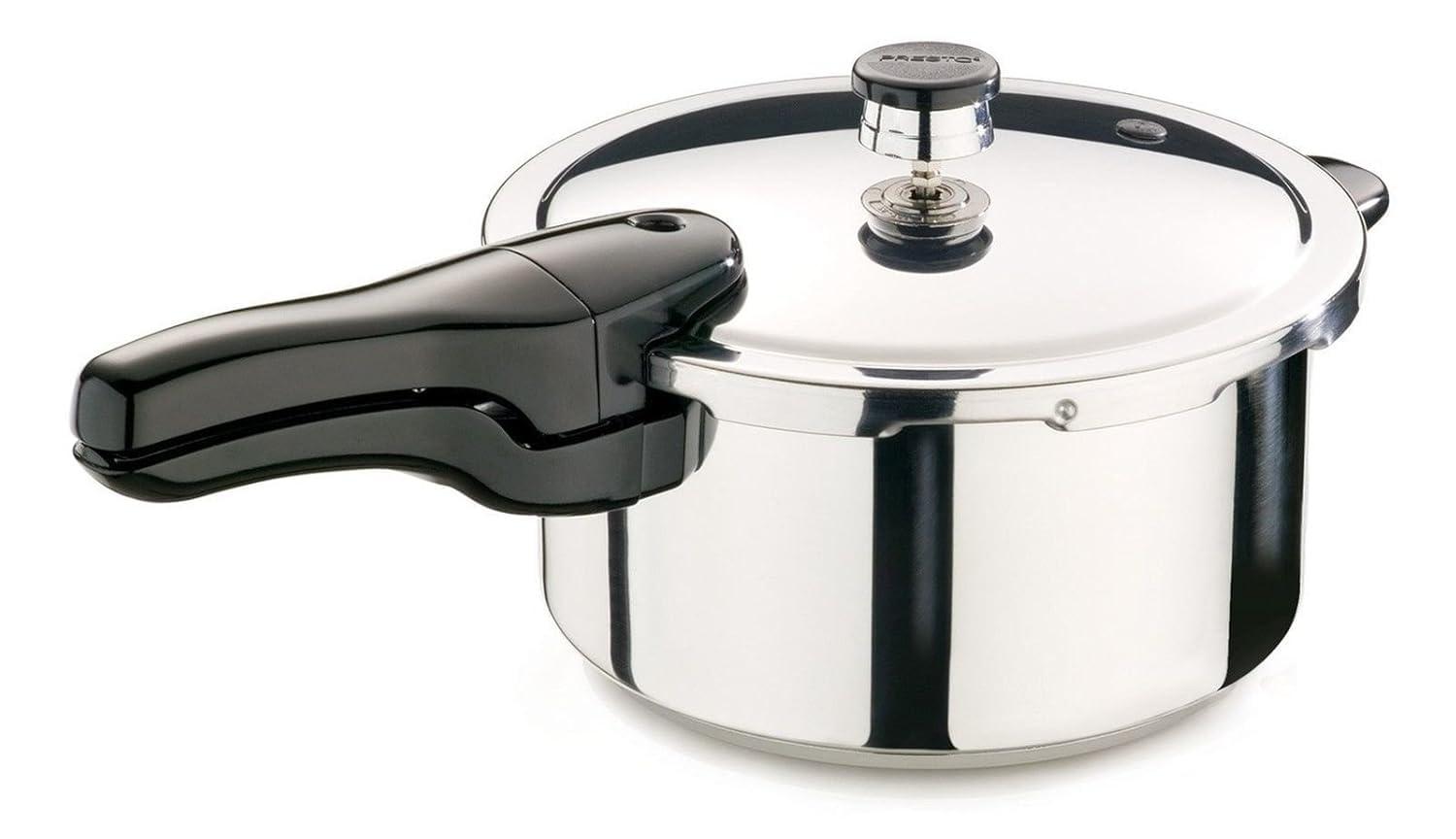 Presto Presto Stainless Steel 01341 4-Quart Pressure Cooker, 4 QT