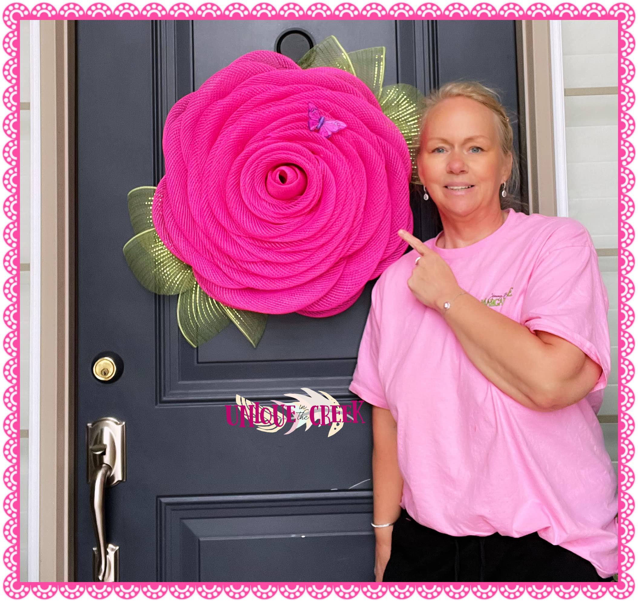 Unique In The Creek Unique In The Creek | Ten (10) Pack | Large Wreath Boards | Flower Board | Round 16\" | Easy to Use Wreath Frame