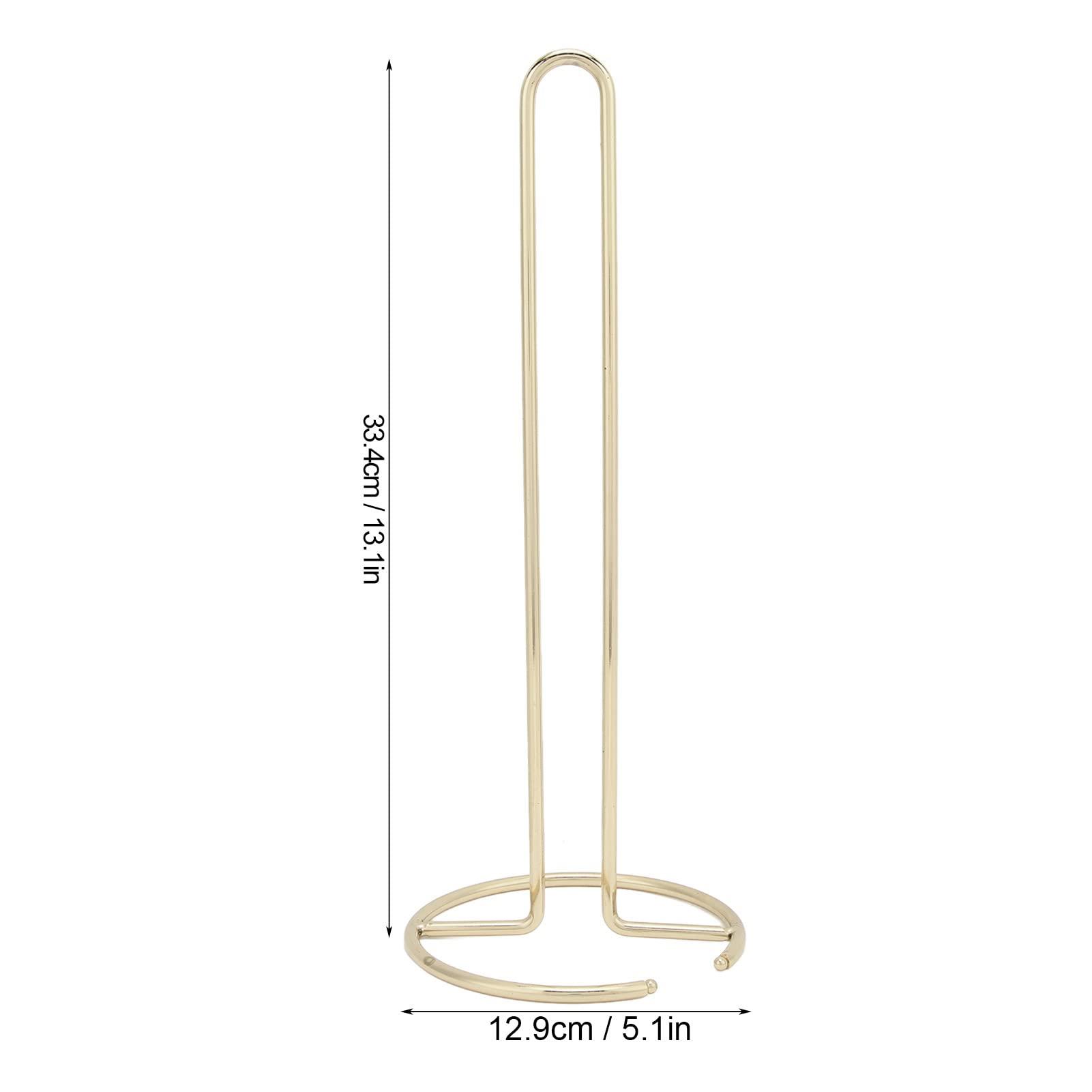 QANYEGN QANYEGN Wrought Iron Paper Towel Holder, Simple 1 Piece, Easy to Install, Suitable for Office, Kitchen, Bathroom Or Desktop Use(ld)