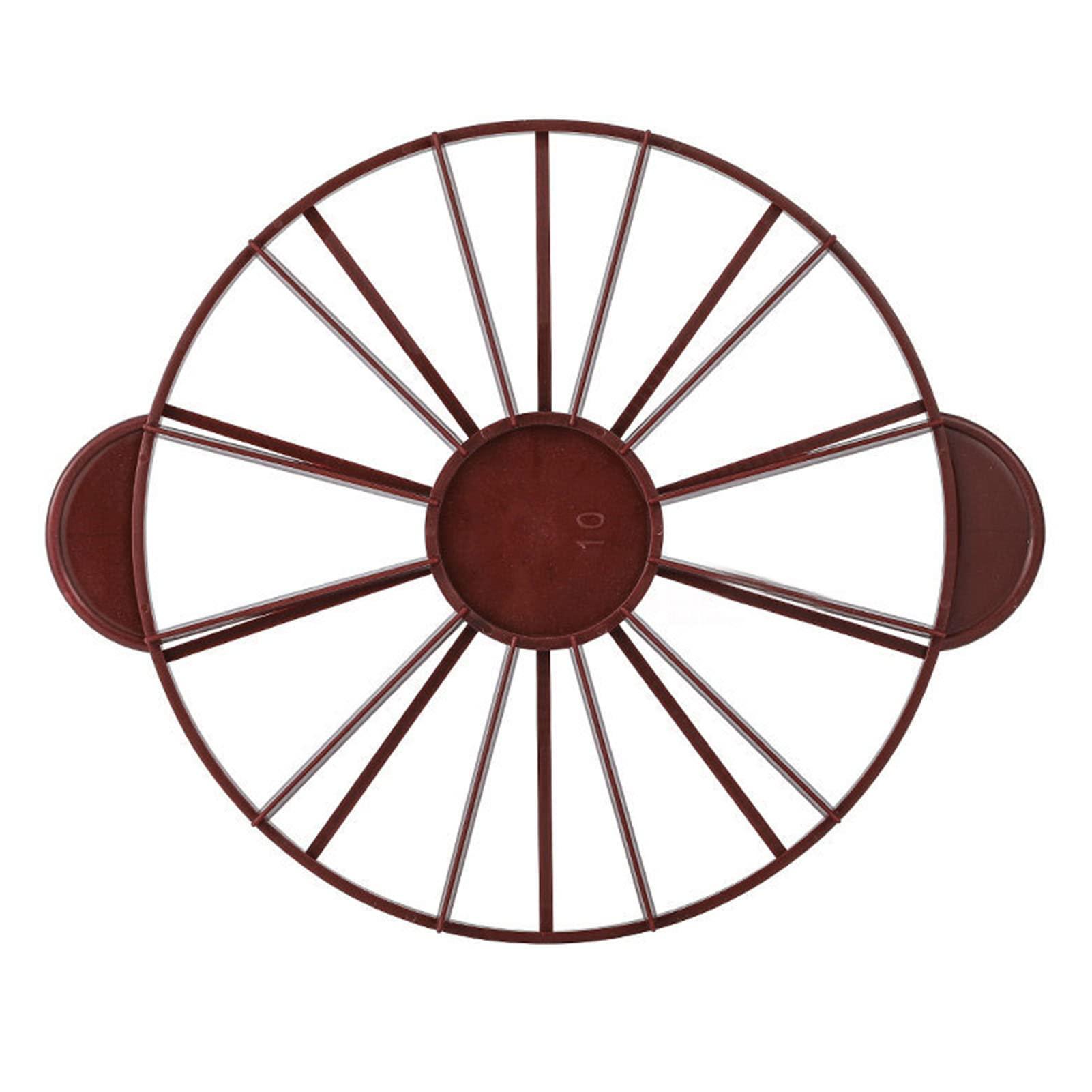 Yosoo Health Gear Yosoo Health Gear Cake Portion Marker, Cake Cutter Round 10/12 Piece, Cake Marker Equal Portion, Diameter 27cm, with Handle for Baking Mousse Pastry Cheese Birthday Wedding or Party (2)