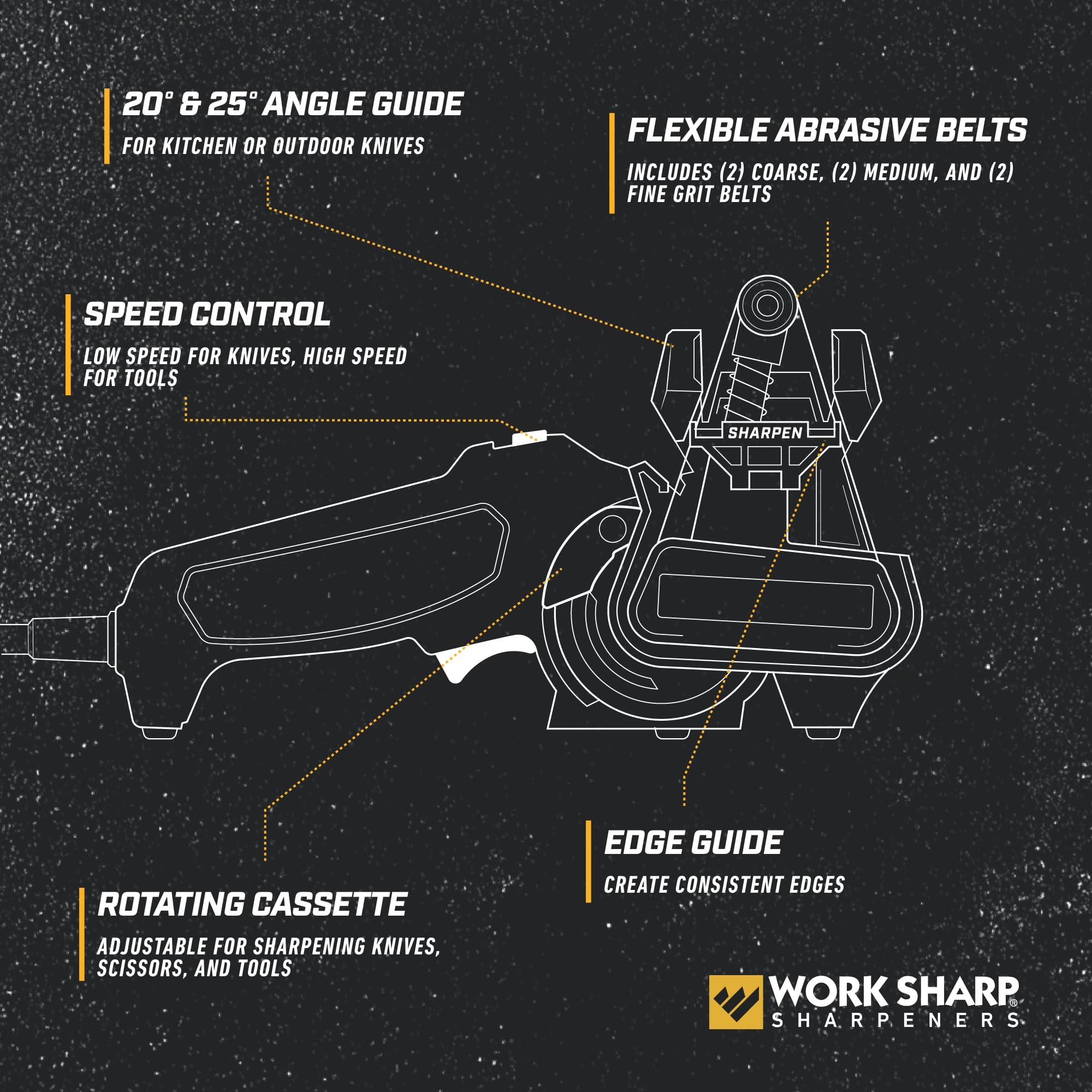 WORK SHARP Work Sharp MK2 Professional Electric Knife and Tool Sharpener - Adjustable Tool and Knife Sharpening System