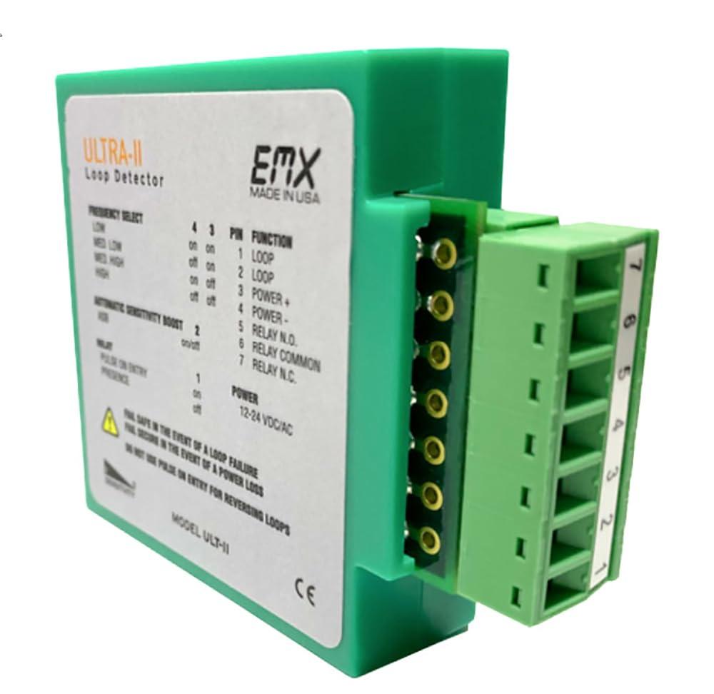 EMX Industries, Inc. EMX ULTRA II DTEK Universal Loop Detector for Gate and Traffic Control
