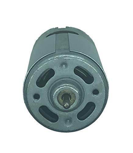 ProTechTrader RS-550s 18v (12v - 20 volts) DC Motor Round Shaft - High Power & Torque for DIY Electric/Electronic Projects, Drills, Robots, RC Vehicals, Remote Controlled Cars/Robot, Saw Repair/Replacement Engine