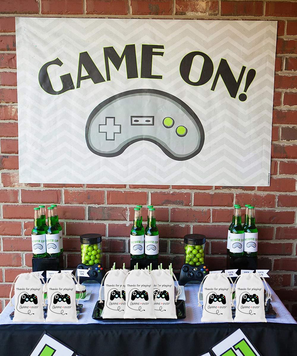 Kreatwow Kreatwow 12 Pack Video Game Party Bags Gaming Party Favor Bags Supplies for Birthday Party Supplies