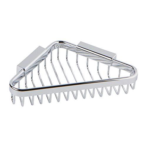 Ginger Ginger 553G/PN Hotelier Wall Mounted Corner Shower Basket, Polished Nickel