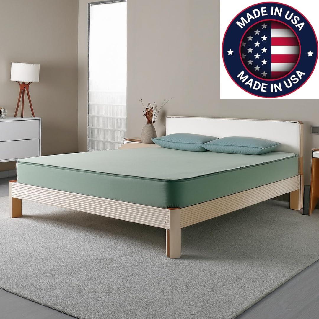 Mielmoon Mielmoon The Original Medical Waterproof Mattress Vinyl Double Sided Tight top USA,Adaptive Foam & Pressure Relief - orthopedic mattress-any age any purpose Cooling Firm (6\", 48x74)