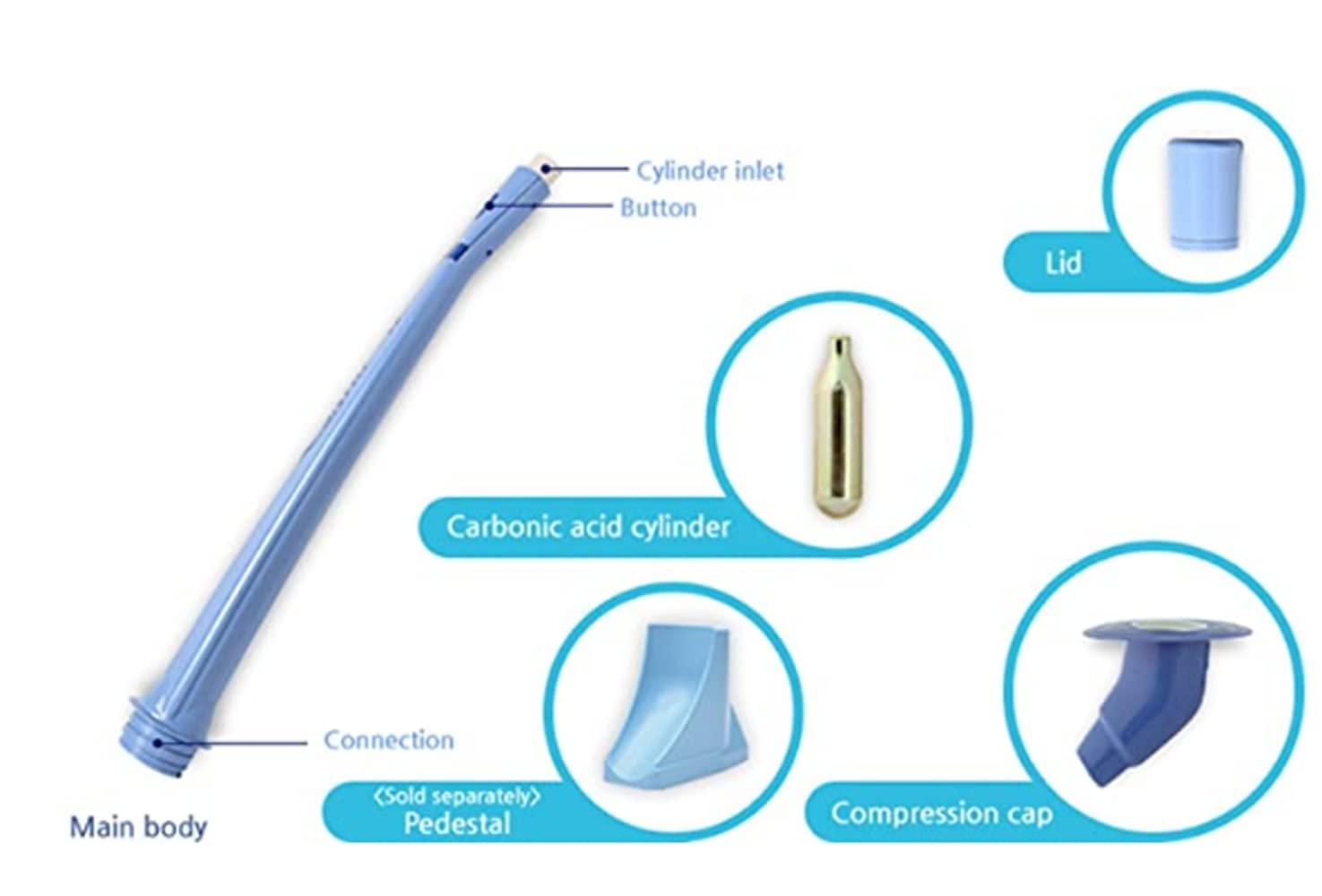 MR PUNG (Korea) MR PUNG (Korea) Toilet Plungers & Co2 Cylinders 1Box (10 pcs) & Simple English User Guide White