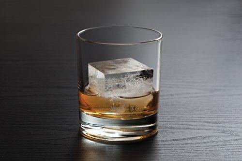 HIC Kitchen HIC Kitchen Big Block Silicone Ice Cube Tray, European-Grade, Non-Stick, Makes 8 Large Ice Cubes