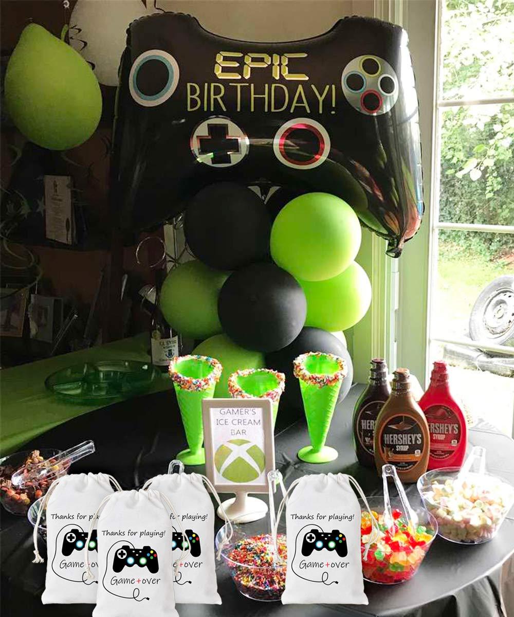 Kreatwow Kreatwow 12 Pack Video Game Party Bags Gaming Party Favor Bags Supplies for Birthday Party Supplies