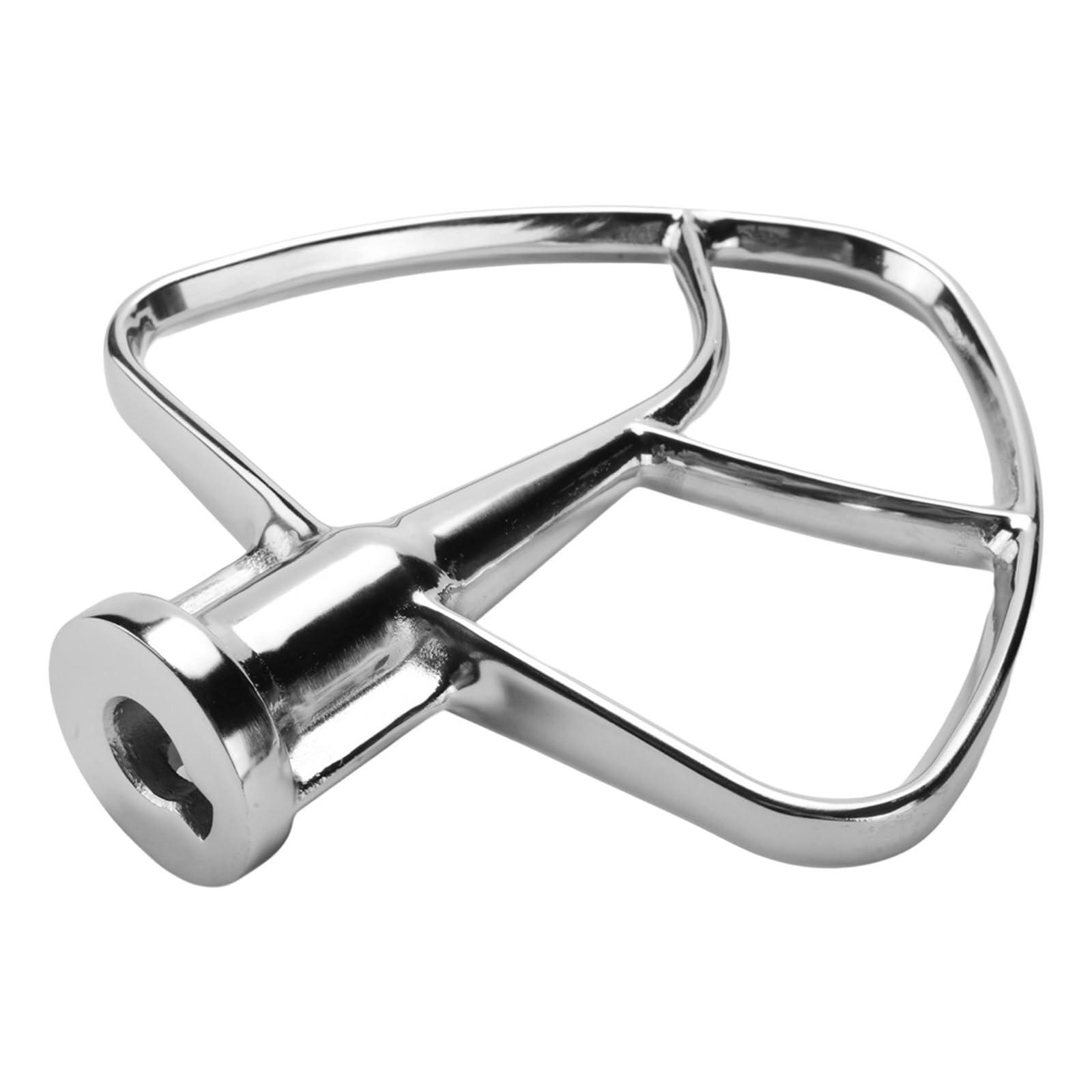MUWAND Stainless Steel Flat Beater 4.5 Qt - 5 Qt Tilt-Stand Mixer Attachments, Compatible For KitchenAid