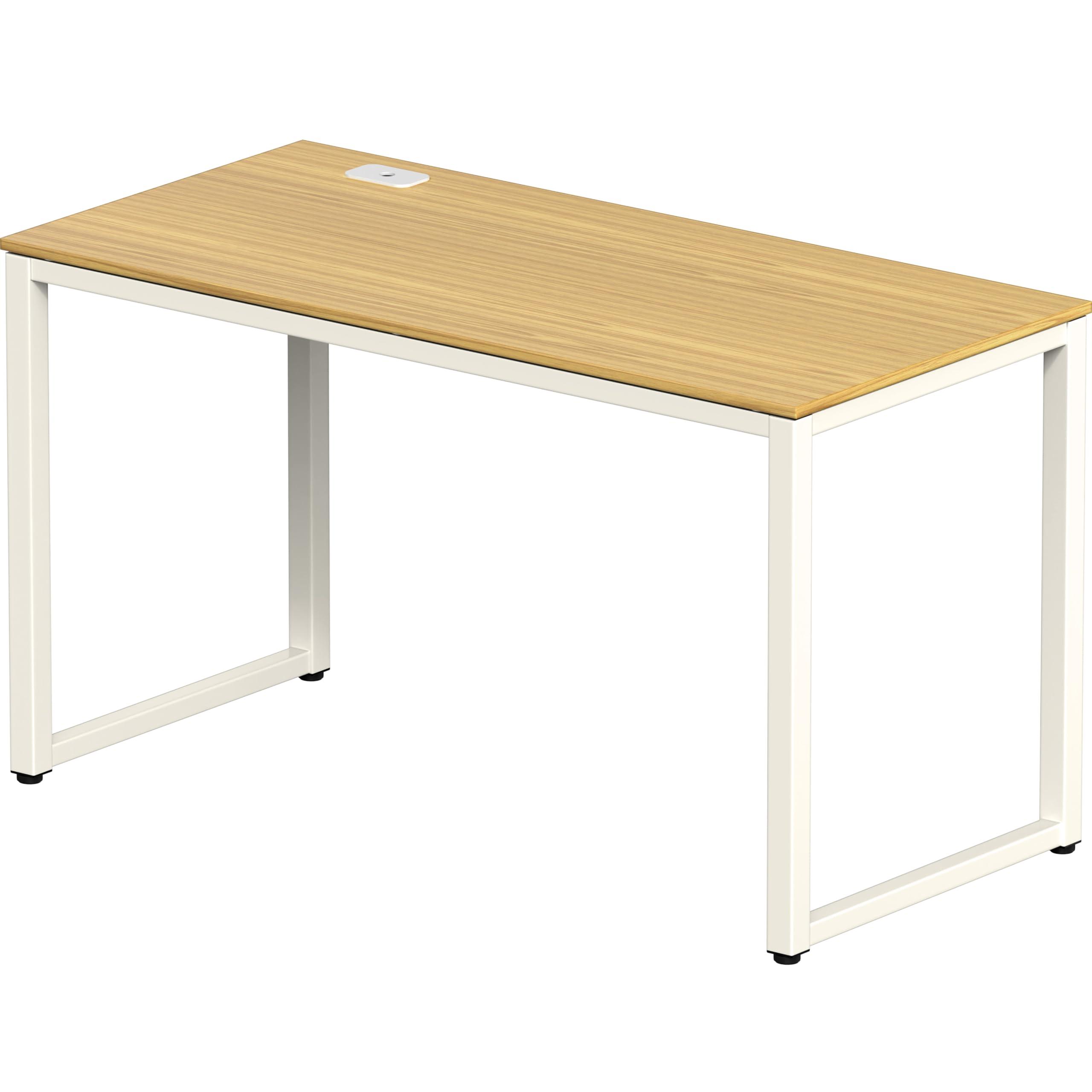 SHW SHW 48-Inch Commercial-Grade Office Computer Desk, Oak