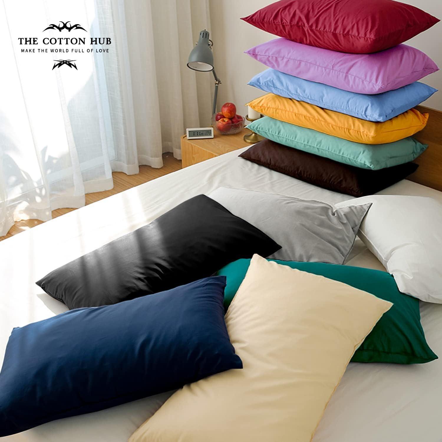 The Cotton Hub Grand King Size 4-Piece Sheet Set 1000 Thread Count Luxury Certified 100% Pima Cotton Bed Sheets fits up to 10-12 inch Deep Pocket (Solid, Royal Blue)