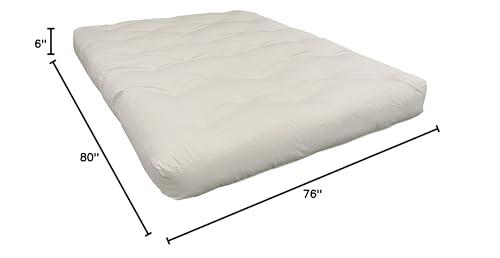 Gold Bond Gold Bond 6\" Single Foam & Futon Mattress, Natural, King, Natural