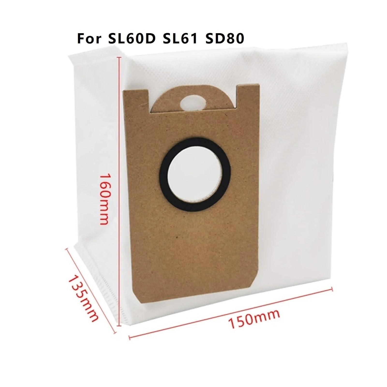IYUEAC IYUEAC Vacuum Cleaner Dust Bag Replacement Accessories. Compatible for Lubluelu SL60D SL61 SD80(10 dust Bags)