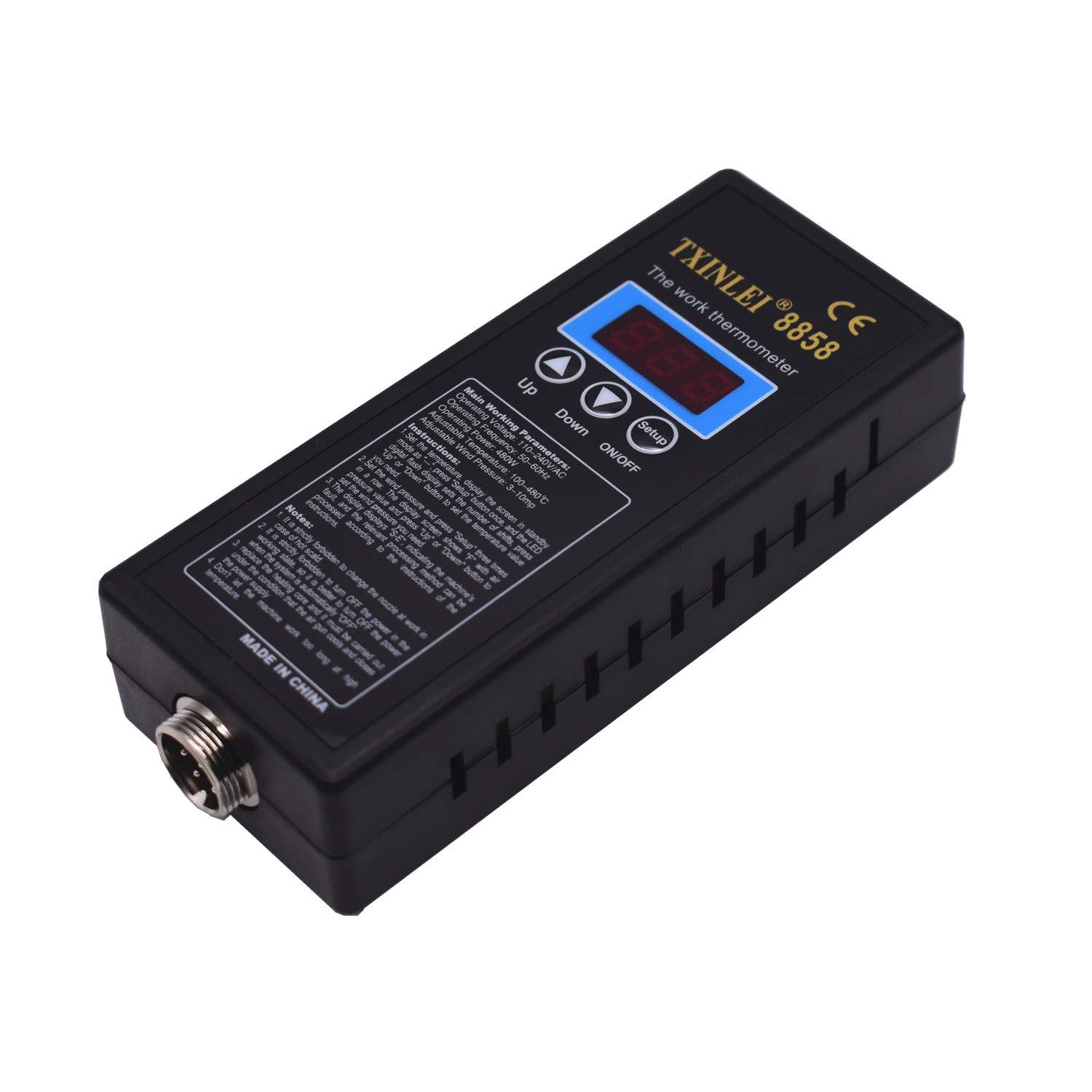 TXINLEI TXINLEI 8858 110V Hot Air Solder Blower SMT Rework Station Optional Portable Heat Gun 480W