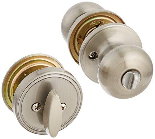 SCHLAGE Dexter By Schlage JC60 V STR 619 Single Cylinder Keyed Entry Lock Deadbolt, Satin Nickel