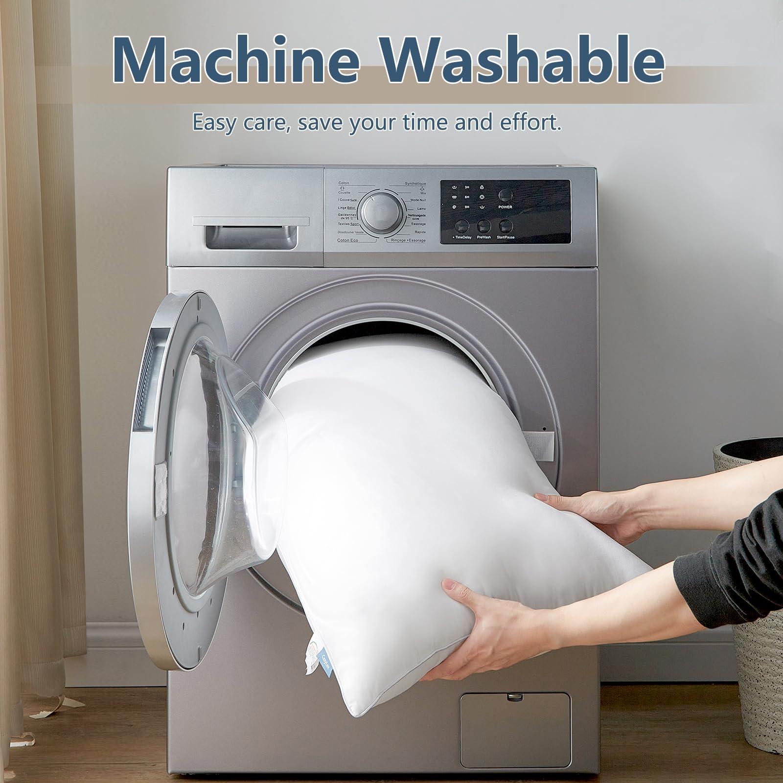 CozyLux CozyLux Pillows King Size Set of 2, Hotel Quality Bed Pillows for Sleeping 2 Pack, Cooling Pillows for Side Back and Stomach Sleepers, Down Alternative Luxury Soft Supportive Fluffy Pillows (19x34)