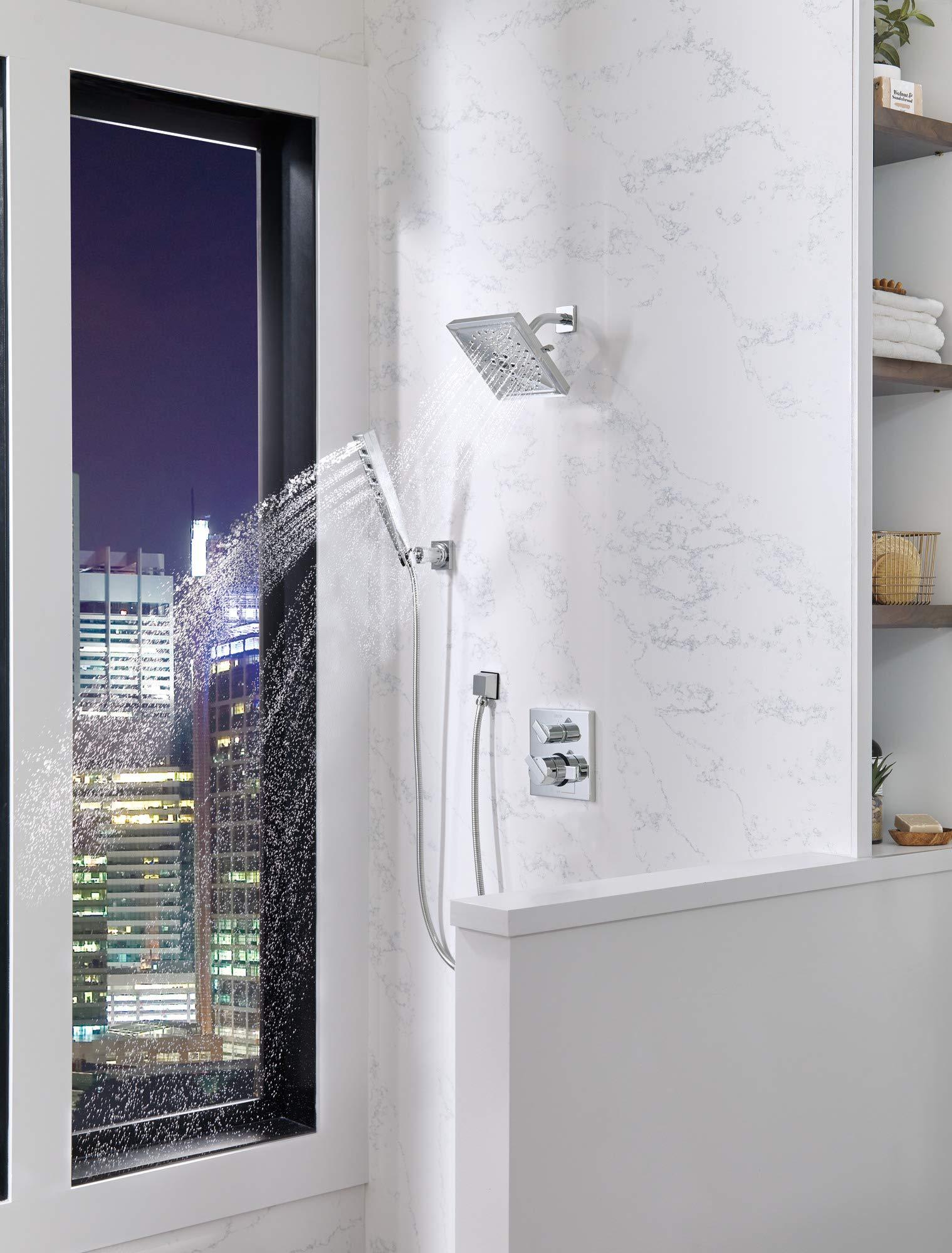 DELTA FAUCET Delta Faucet Ara 17 Series 6-Setting Integrated Diverter Valve Trim Kit, Chrome Diverter Valve Trim Kit, Shower Trim Kit, Chrome T27967 (Valve Not Included)