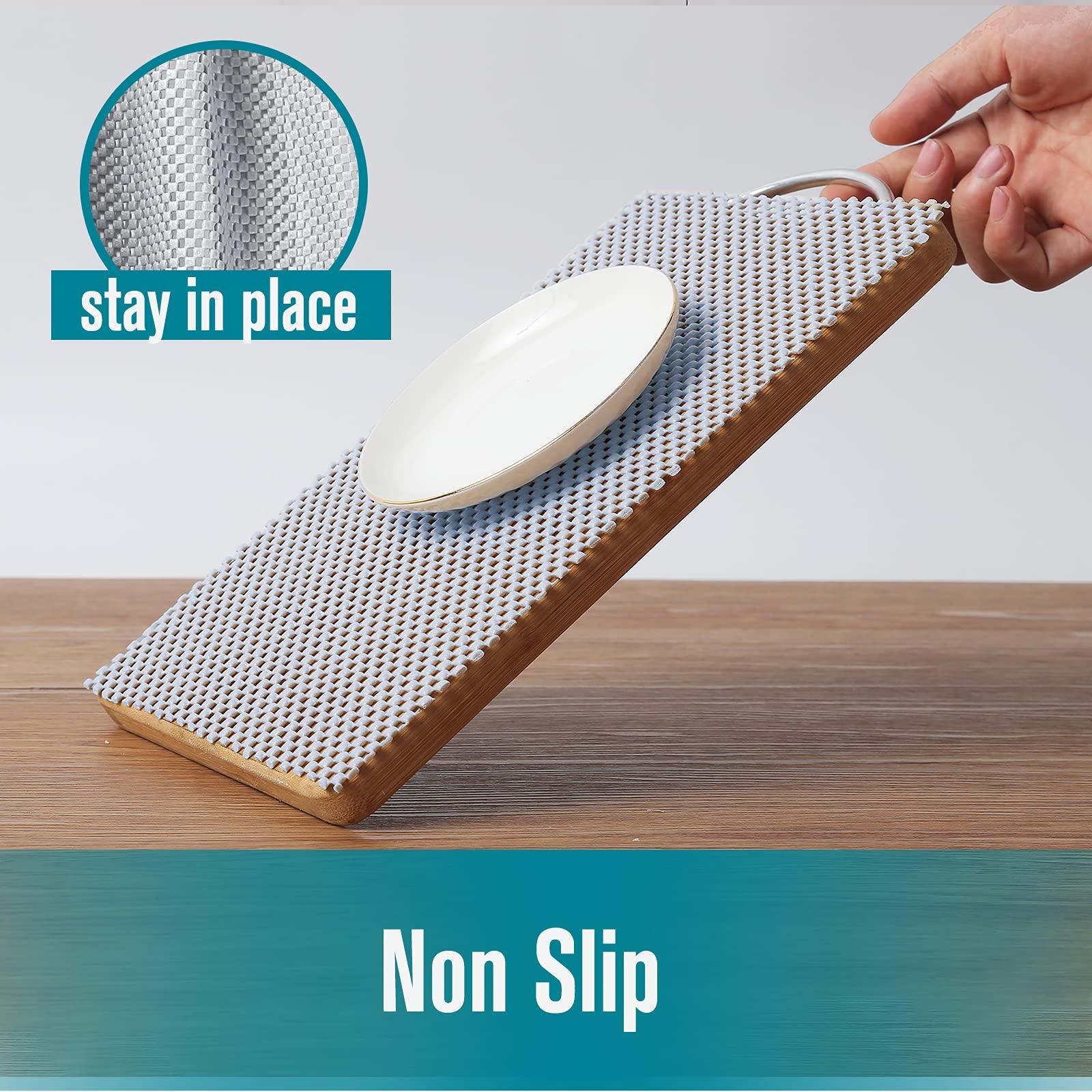 Iwtmm Shelf Drawer Liner Non-Adhesive Non Slip Durable for Drawers, Shelves, Cabinets, Storage, Kitchen
