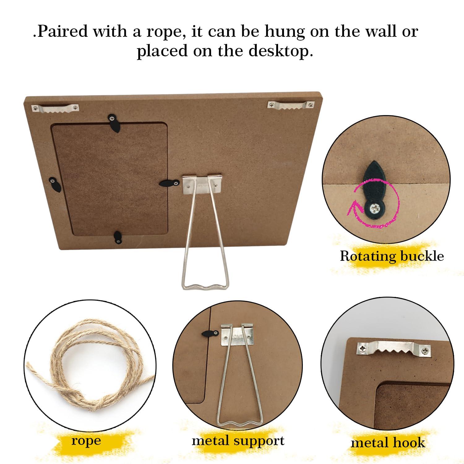 Itsoly Itsoly Good Friends Photo Frame, Good Friends Picture Frame, Unique Birthday Gift for Friends, Graduation Gifts for Her Him, Going Away Gifts for Friends Photo 4x6Inch12P119