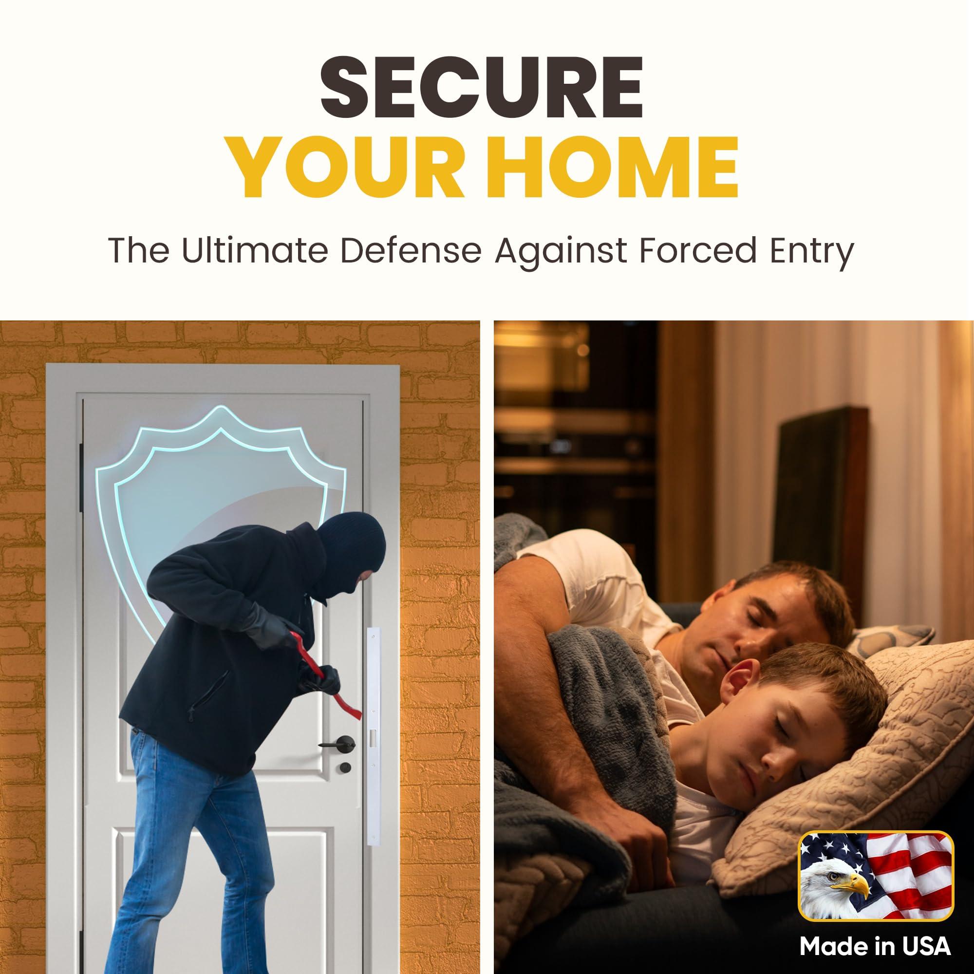 Armor Concepts Armor Concepts Interior Fix-A-Jamb 24\" Interior Door Jamb Repair Kit, Door Repair Kit for Interior Doors, Door Home Repair in 5 Minutes, Perfect for Apartments and Homes (White)