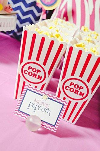 whatsinthehouse Plastic Popcorn Containers - Set of 2