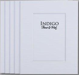 GREATPACK MATS SET of 10 - GREATPACK 16x20 Black Single Mats- Fit 11x14 Photo Art