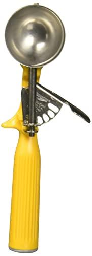 Vollrath Vollrath 1-5/8 oz Stainless Steel Disher - Size 20,Yellow