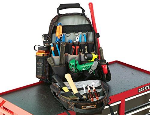 Ergodyne Ergodyne Arsenal 5843 Tool Backpack Dual Compartments,Black,Regular