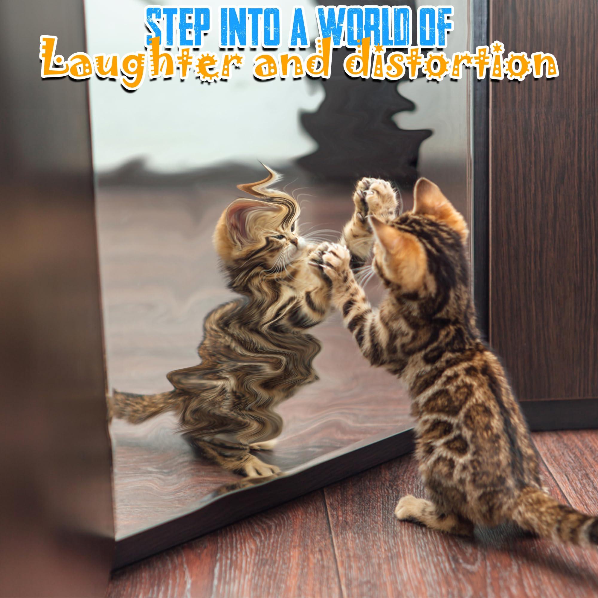 Fun Express Fun Express Funhouse Mirror - Unleash Joy and Amusement with The Fun House Mirror Over 4 feet Tall - Elevate Your Event with Carnival Mirror Magic - VBS Vacation Bible School Supplies/Decor