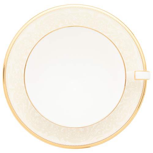 ????(Noritake) Noritake T59587/4753 Cup & Saucer (Coffee Tea), 8.7 fl oz (220 cc), White Palace Bone China