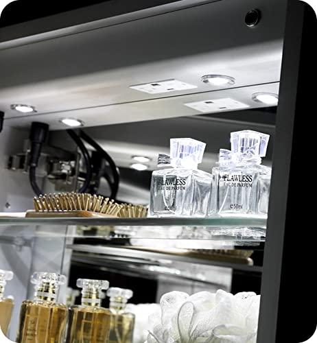 Fresca Fresca Spazio 24\" Wide x 30\" Tall Bathroom Medicine Cabinet w/LED Lighting & Defogger