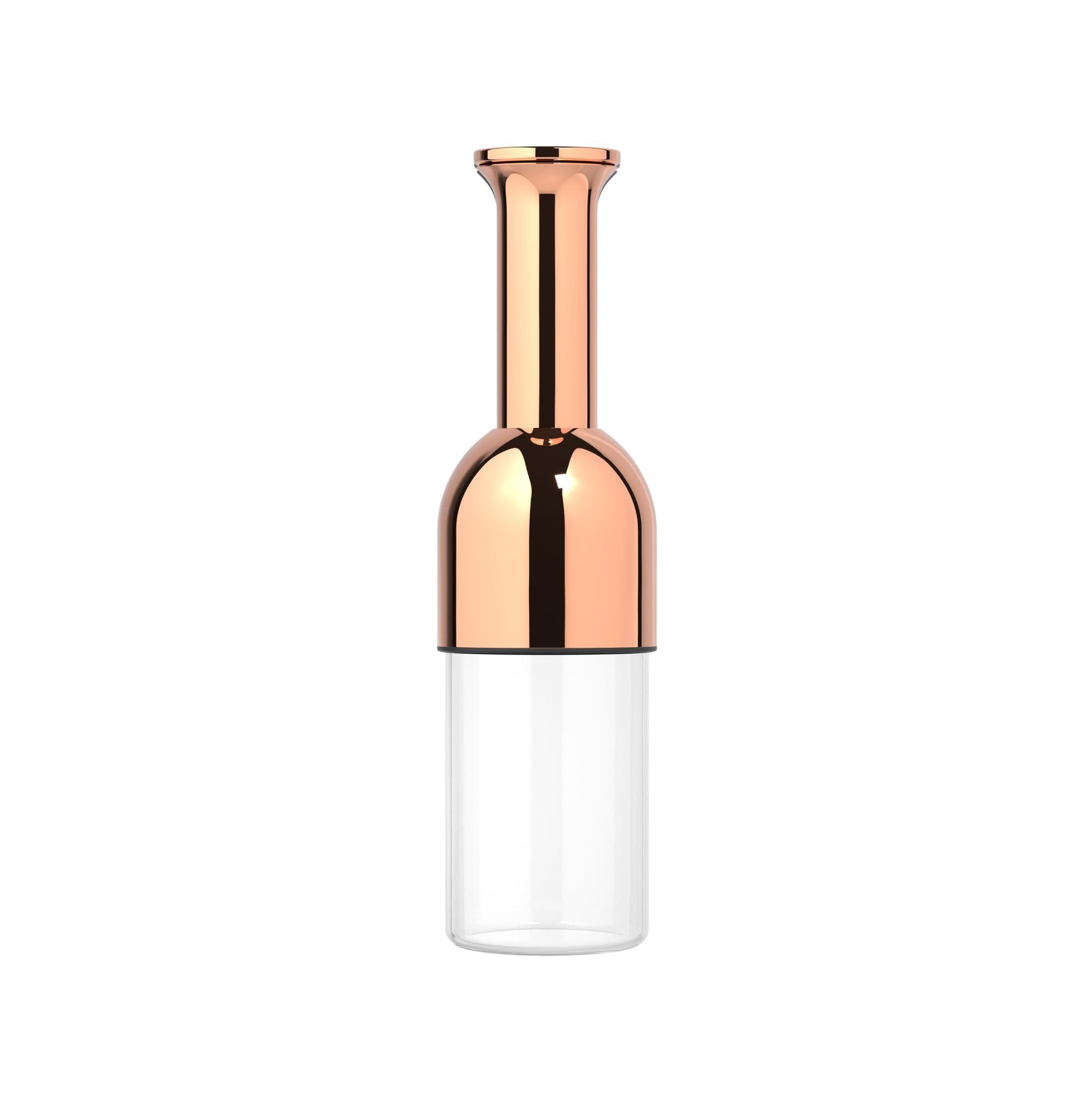 eto eto wine decanter in copper: mirror finish