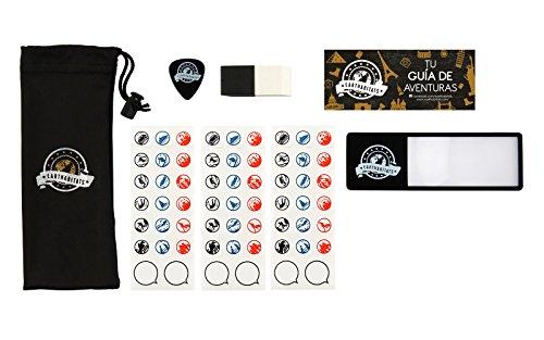 EARTHABITATS Scratch Off World Map Poster  Deluxe Travel Map, Scratch Off Map of The World with US States and Country Flags, Tracks Where You Have Been, Full Accessories Set, Gift for Travelers, by Earthabitats