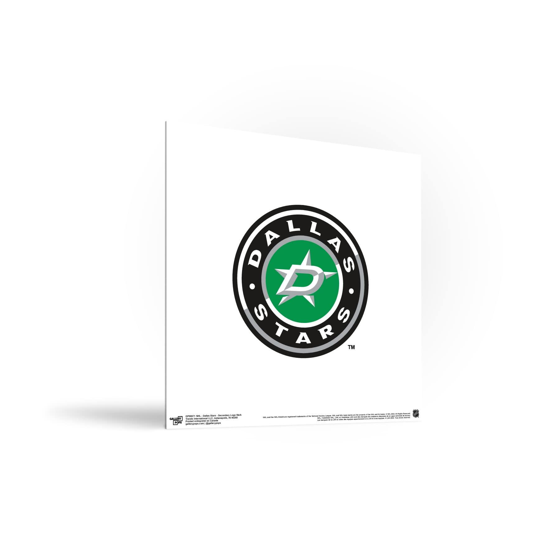 Trends International Trends International Gallery Pops NHL Dallas Stars - Secondary Logo Mark Wall Art Wall Poster, 12\" x 12\", Unframed Version