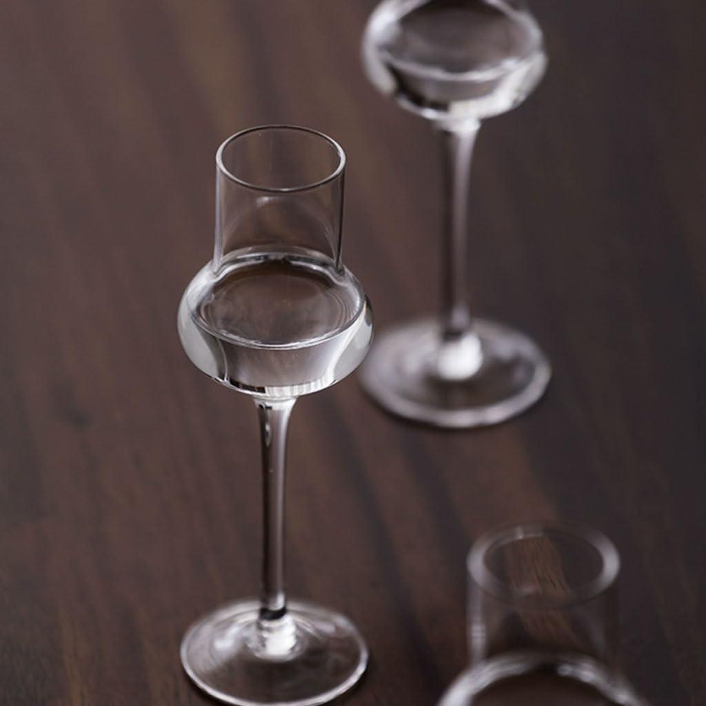 PEKJI PEKJI Creative Wine Glasses Round Long Stem Glass Cocktail Glasses Champagne Glasses 80 ml/2.7 oz