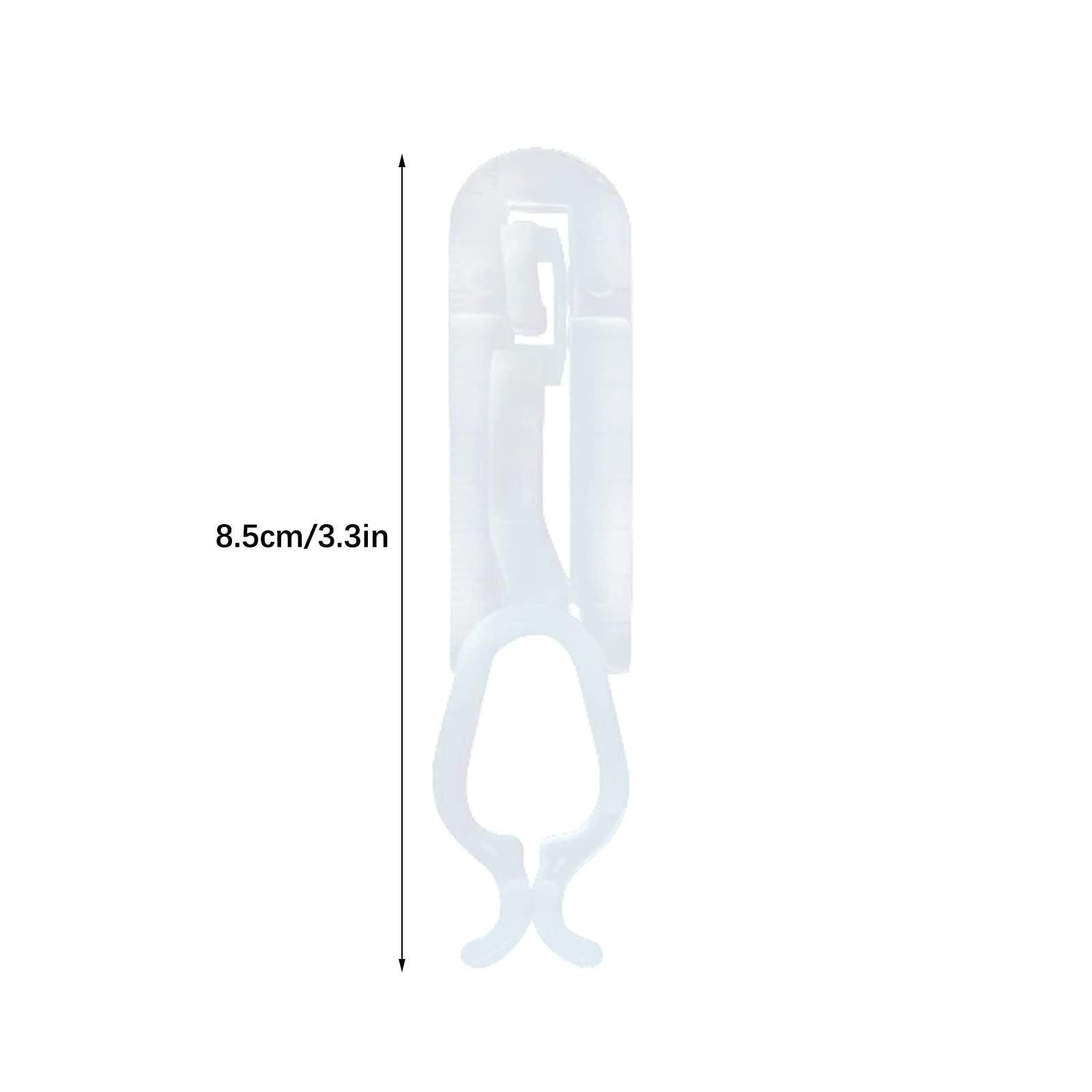 Mokylor Mokylor 200 Pack Christmas Gutter Light Clips, Outdoor Hang Gutter Hooks Black Plastic Light Hanger Hooks Weatherproof Outdoor Light Clip Holiday Light Clip for Christmas Decoration String Light