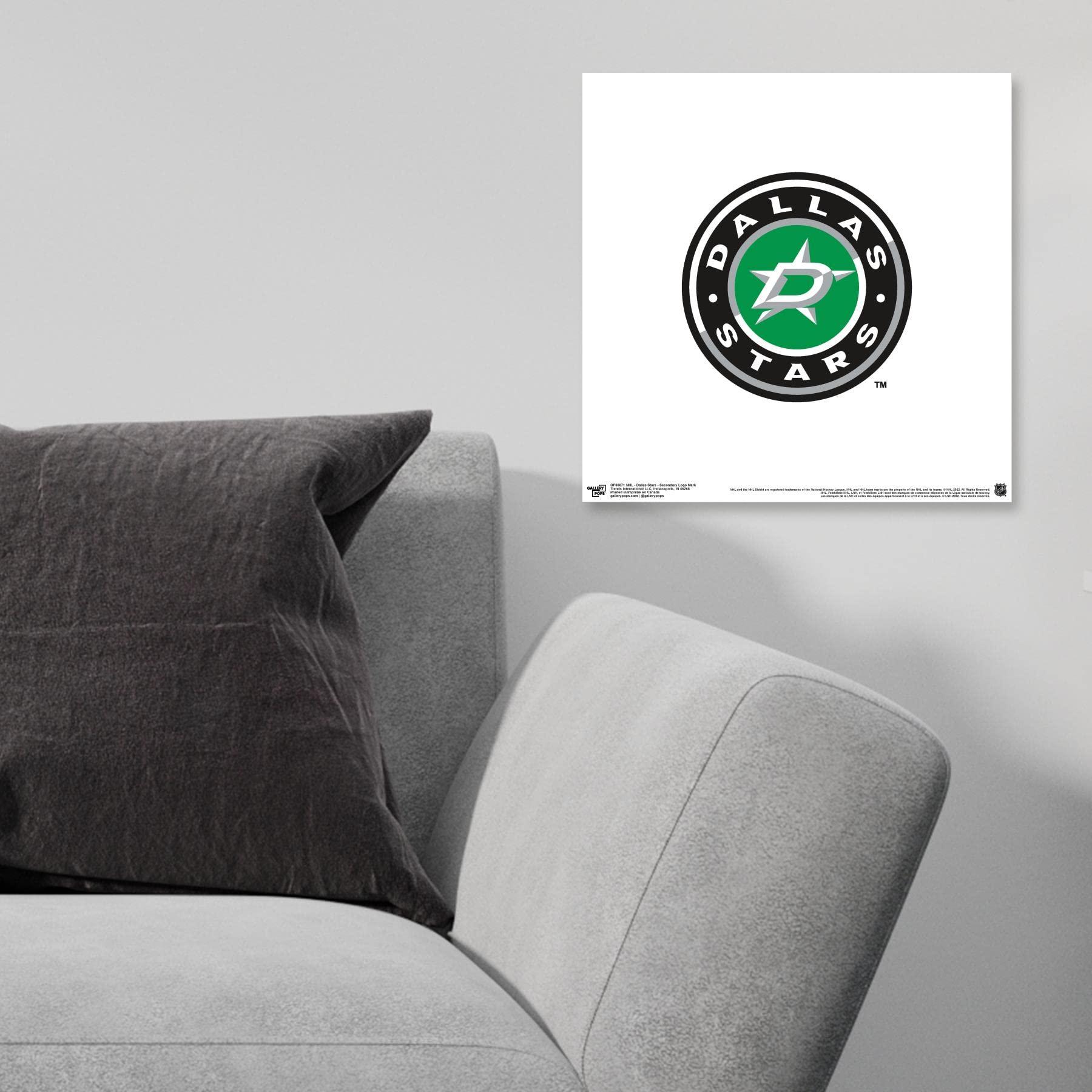Trends International Trends International Gallery Pops NHL Dallas Stars - Secondary Logo Mark Wall Art Wall Poster, 12\" x 12\", Unframed Version