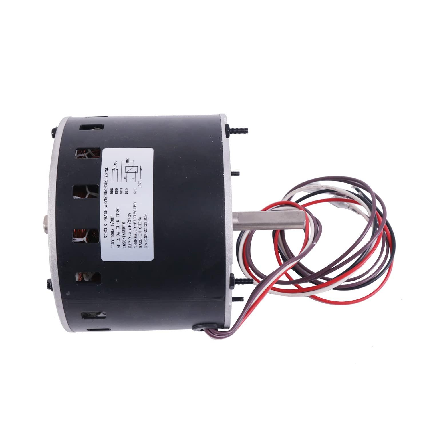 WQSING WQSING Condenser Motor 1468B3239 Compatible with Coleman Mach Air Conditioner Fan Motor 20513 9002 9003 9013 9014 9022 9023 9024 9032 9033 9034 9201 9202 9203 9204 115V 1/3 HP