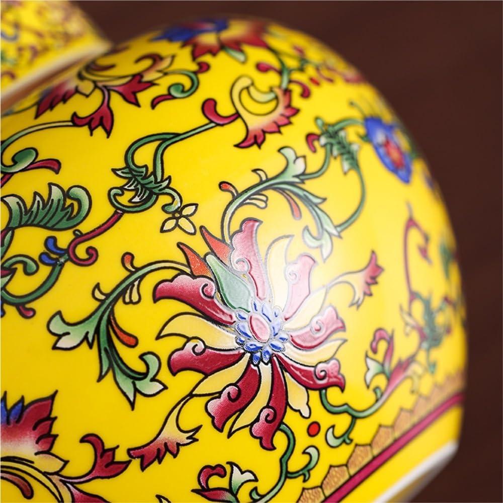 thalo Stash Jar Container Ceramic Loose Tea Storage Jar Small Alloy Lid Sealed Tea Storage Jar Enamel Color Double Jar Gift Set Customization Vintage Storage Jars(D-Single can)