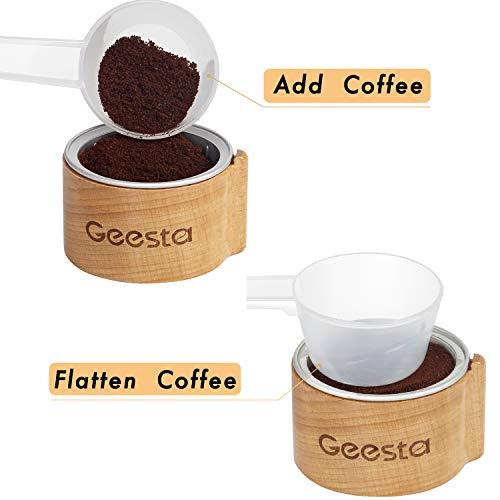 Geesta GEESTA Reusable Aluminum Foil Seals Kit Compatible with Nespresso Vertuoline Capsules