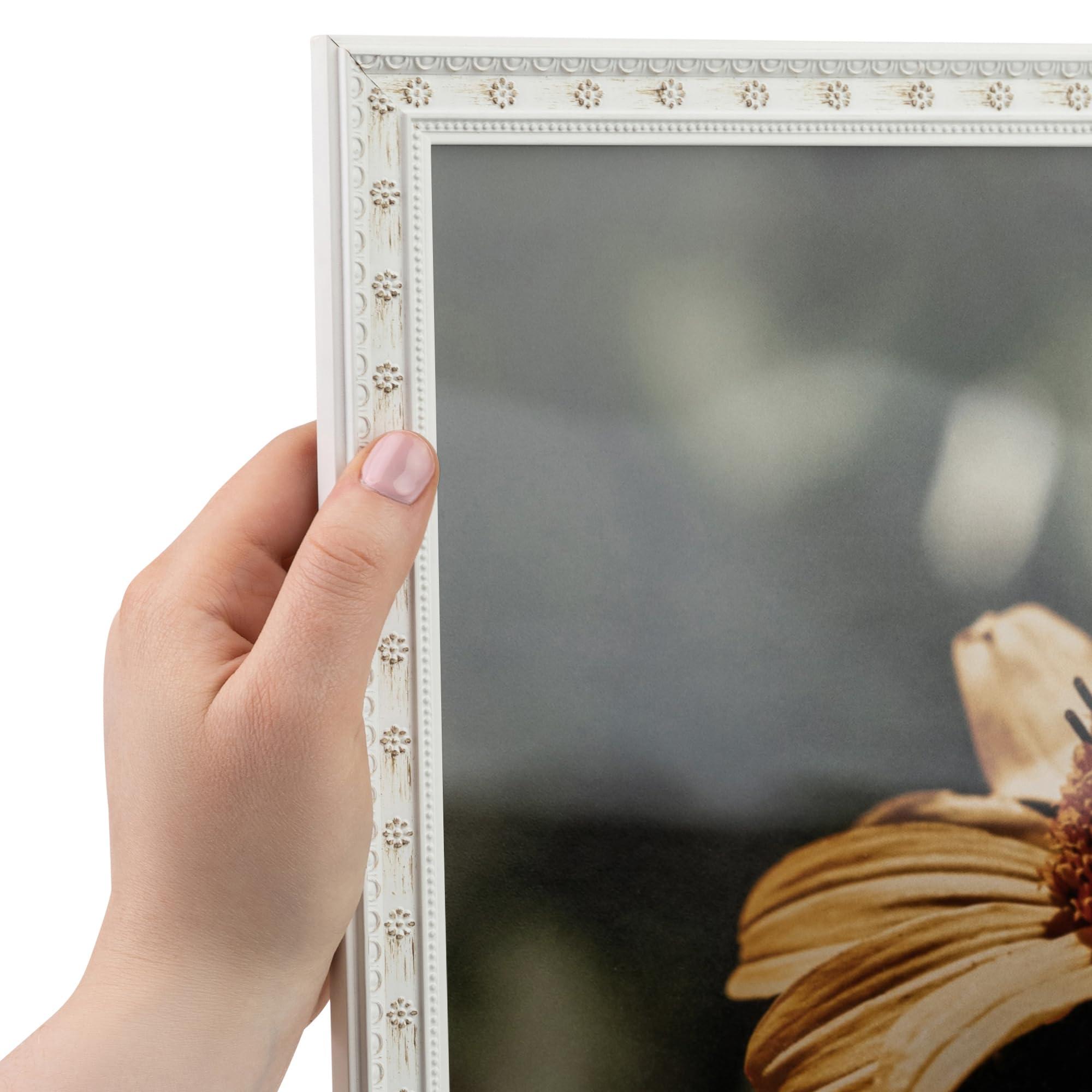 ArtToFrames ArtToFrames 20x30 Inch White Picture Frame, This 0.75 Inch Custom Poster Frame is White - Comes with Economy Acrylic and 1 Backing (WOM5125-20x30)