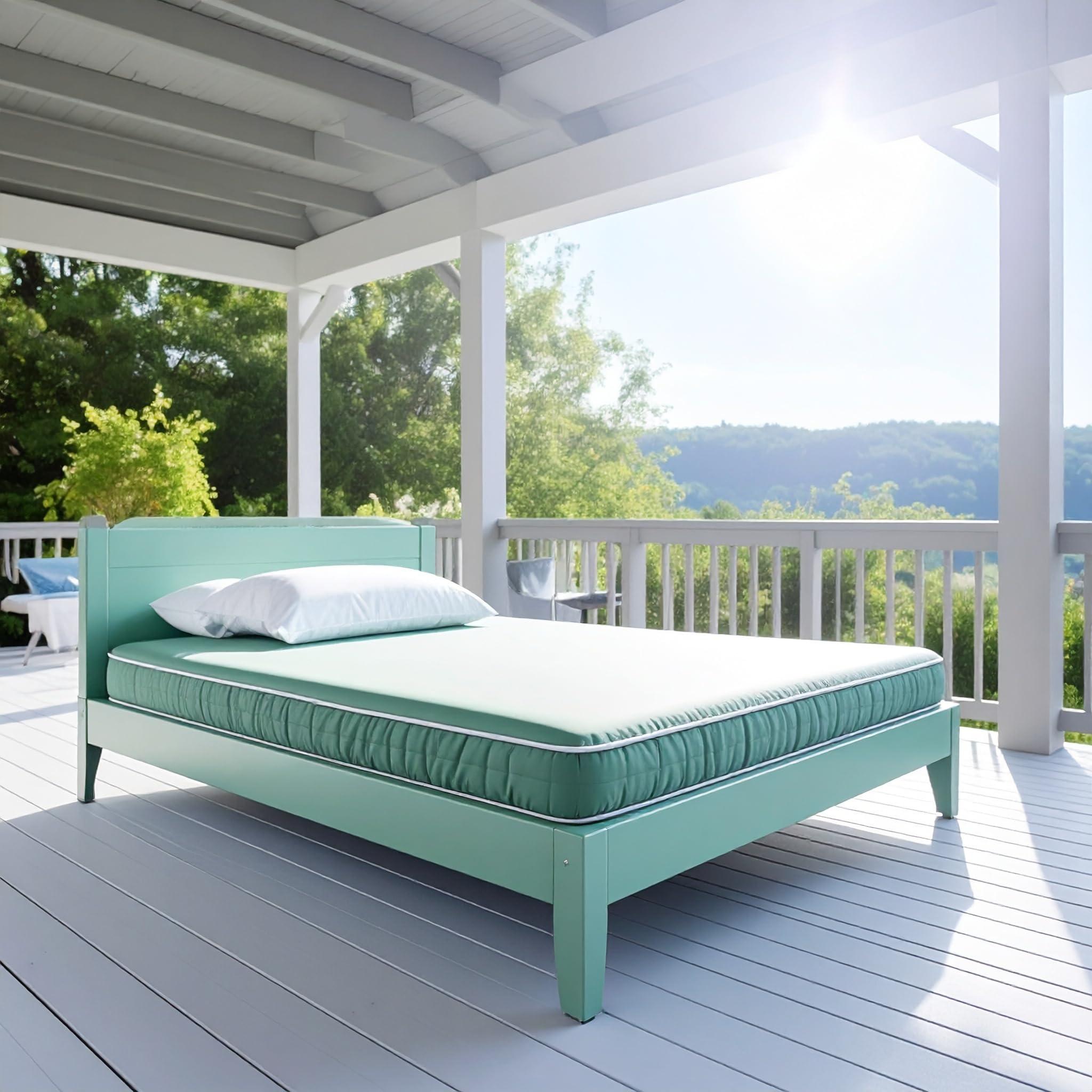 Mielmoon Mielmoon The Original Medical Waterproof Mattress Vinyl Double Sided Tight top USA,Adaptive Foam & Pressure Relief - orthopedic mattress-any age any purpose Cooling Firm (6\", 48x74)