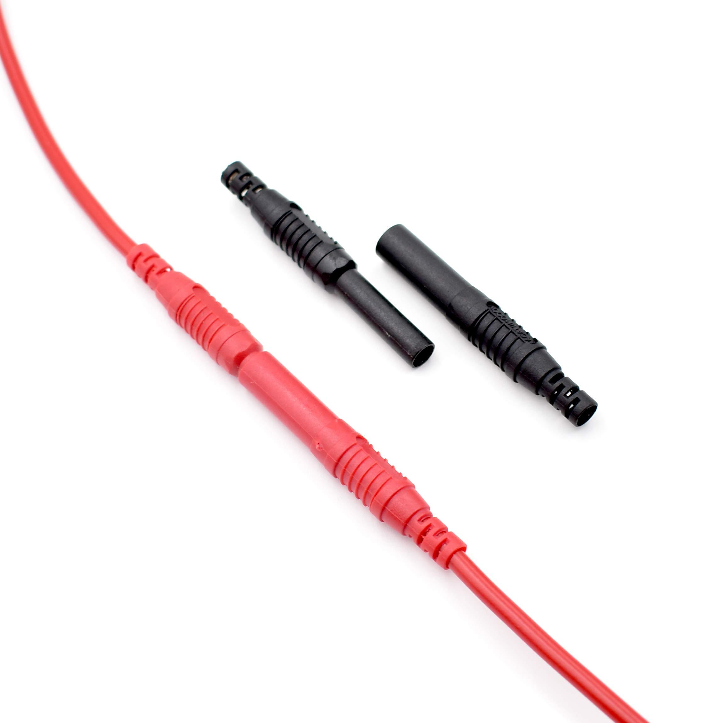 zhenyu 10Pcs Brass Insulated Safety Shrouded 4mm Female Banana Plug Jack Socket Solder Cable Connector